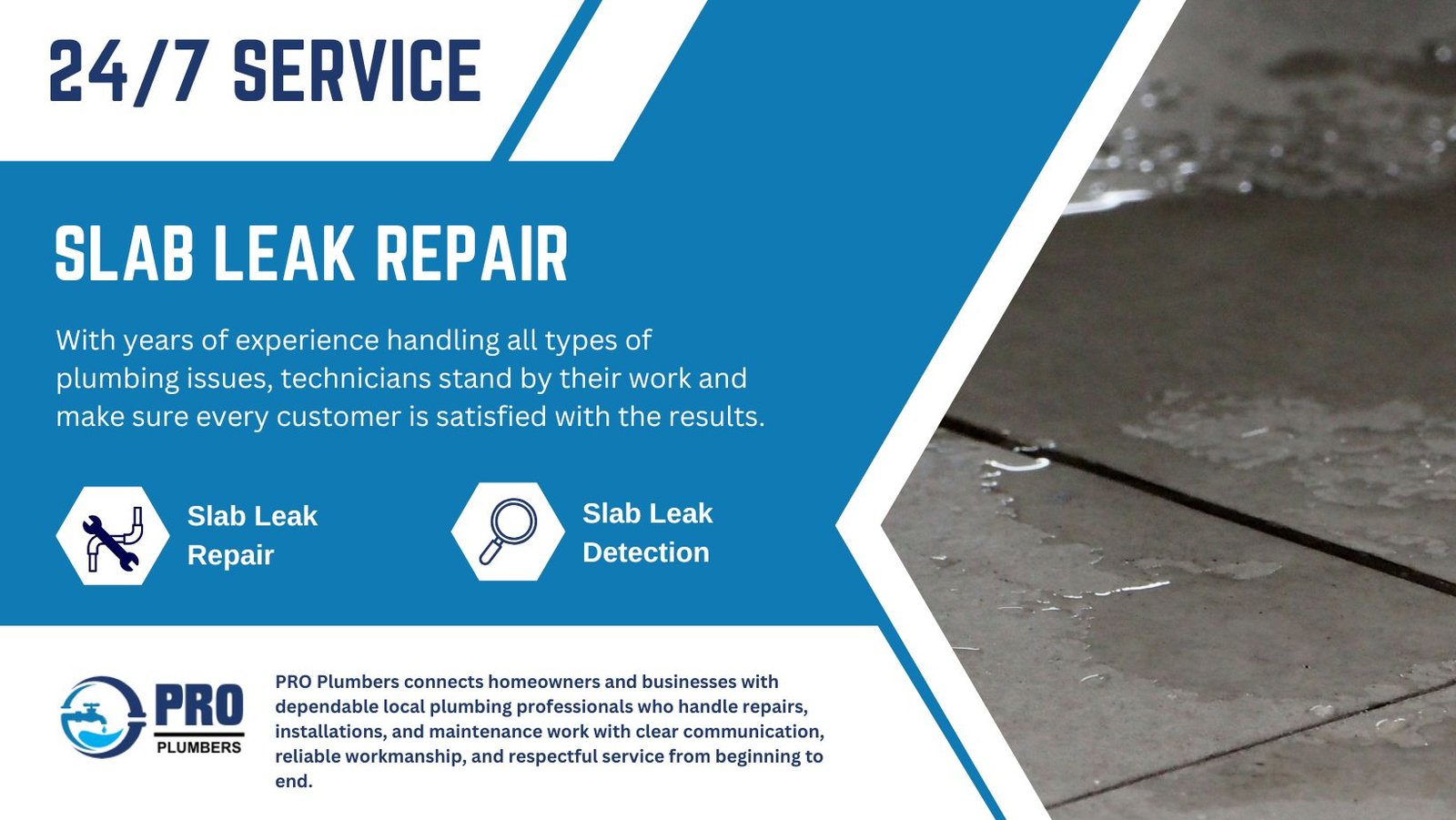 Slab Leak Repair in Baytown