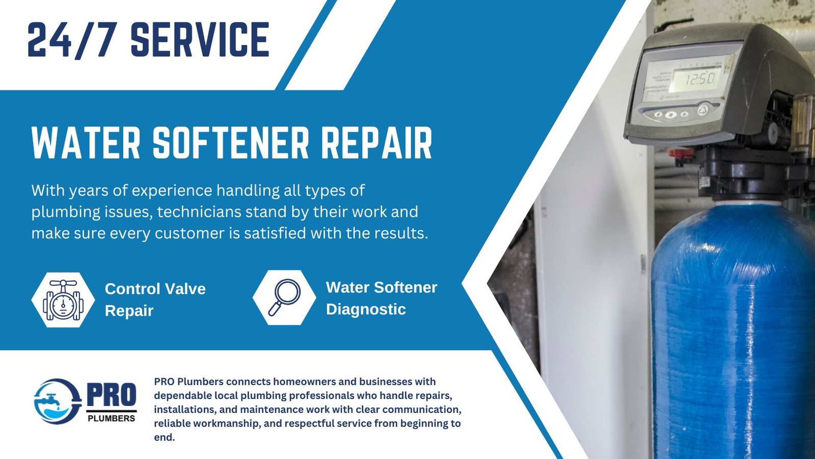 Water softener repair in Baytown, TX